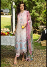 Mushaq Luxury Lawn Suit 3 Piece Unstitched